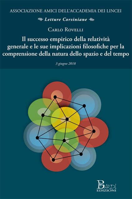 Il successo empirico della relatività generale e le sue implicazioni filosofiche per la comprensione della natura dello spazio e del tempo - Carlo Rovelli - copertina