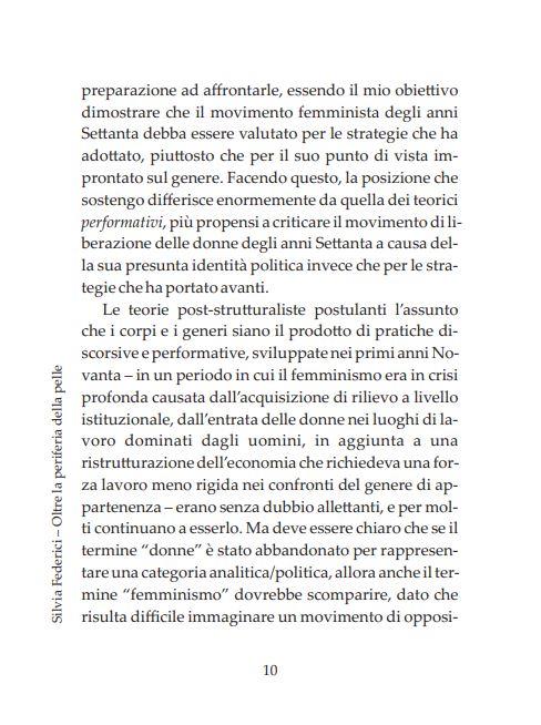 Oltre la periferia della pelle. Ripensare, ricostruire e rivendicare il corpo nel capitalismo contemporaneo - Silvia Federici - 4