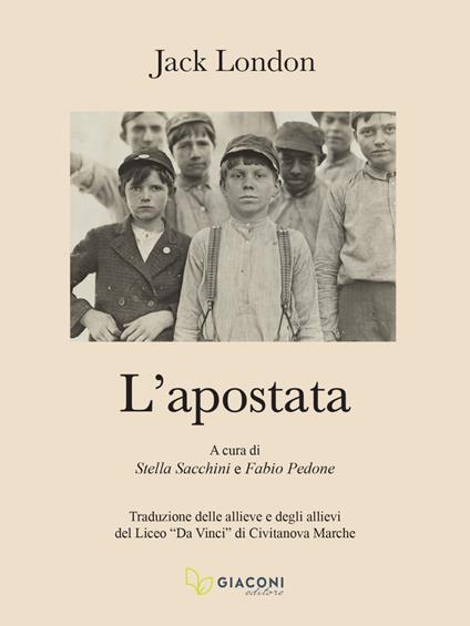 L' apostata - Jack London - copertina