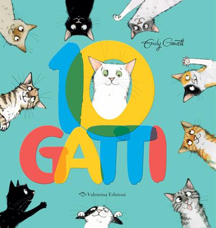 10 gatti. Ediz. a colori - Emily Gravett - copertina