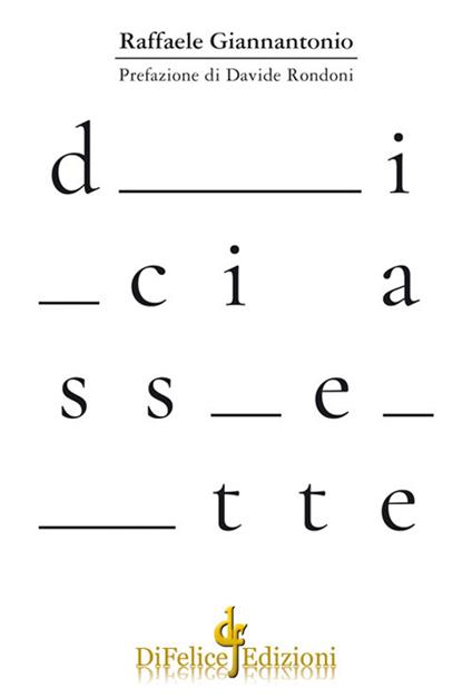 Diciassette - Raffaele Giannantonio - copertina