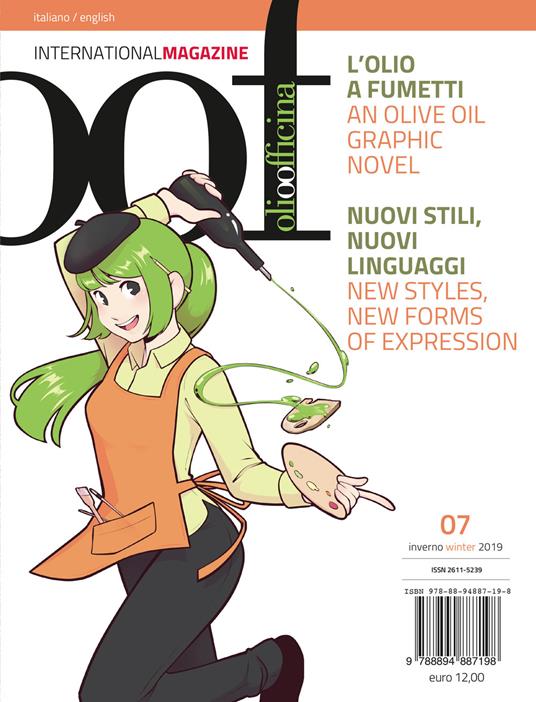 OOF international magazine (2019). Vol. 7: L' olio a fumetti. Nuovi stili, nuovi linguaggi-An olive oil graphic novel. New styles, new forms of expression - copertina