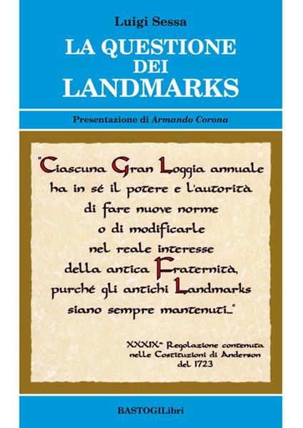 La questione dei Landmarks - Luigi Sessa - copertina