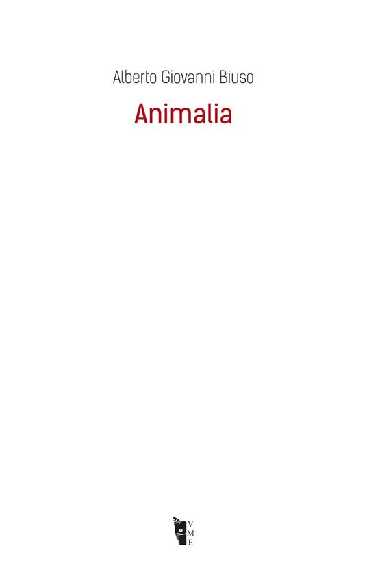 Animalia - Alberto Giovanni Biuso - copertina