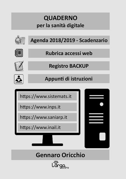 Quaderno per la sanità digitale - Gennaro Oricchio - copertina
