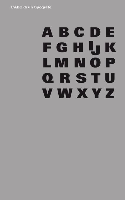 L' ABC di un tipografo - Jost Hochuli - copertina