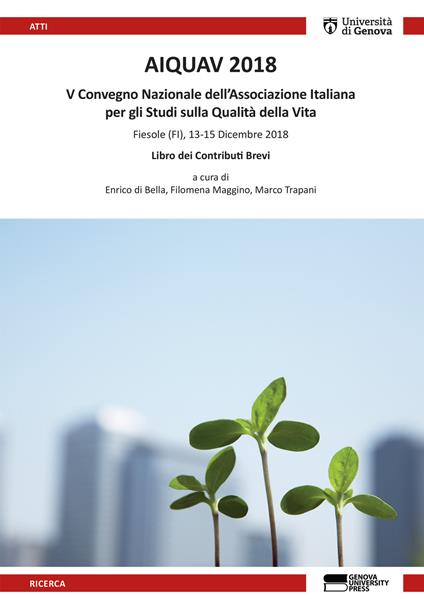 AIQUAV 2018. 5º Convegno Nazionale dell'Associazione Italiana per gli studi sulla qualità della vita - copertina