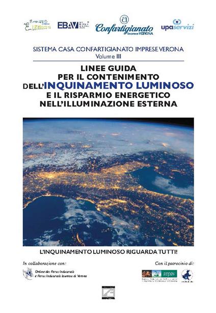 Inquinamento luminoso. Linee guida per il contenimento dell’inquinamento luminoso e il risparmio energetico nell’illuminazione esterna - copertina