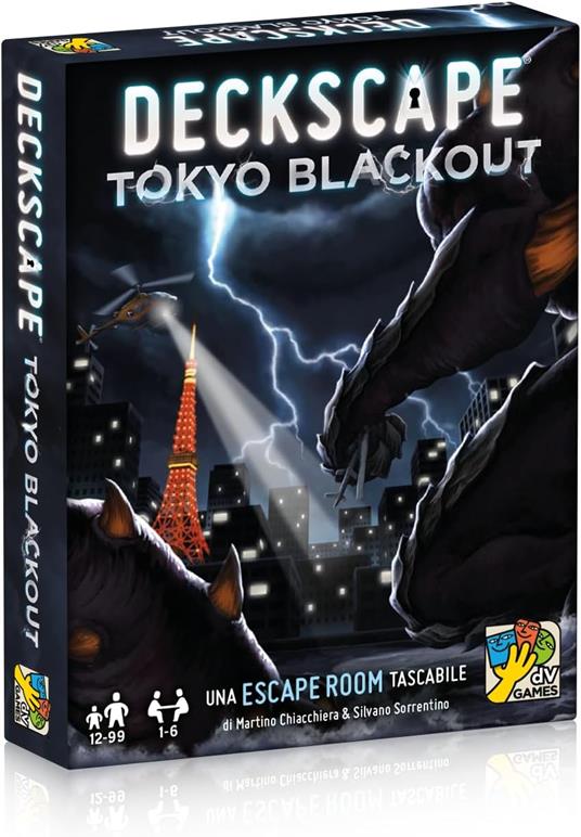 Deckscape. Tokyo Blackout. Gioco da tavolo