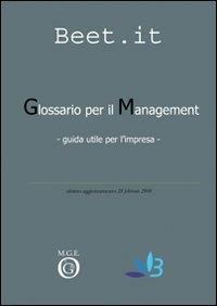 Glossario per il management. Guida utile per l'impresa - copertina