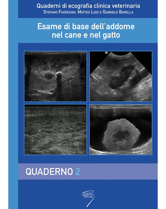 Esame di base dell'addome nel cane e nel gatto. Con Contenuto digitale per download e accesso online. Vol. 2: Quaderno - Stefano Faverzani,Matteo Lodi,Gabriele Barella - copertina