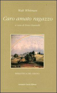 Caro amato ragazzo. Lettere d'amore a un giovane vetturino 1868-1880 - Walt Whitman - copertina