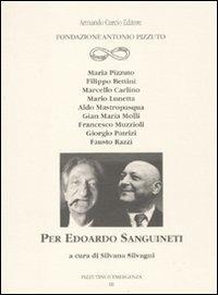 Per Eduardo Sanguineti - copertina
