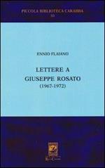 Lettere a Giuseppe Rosato