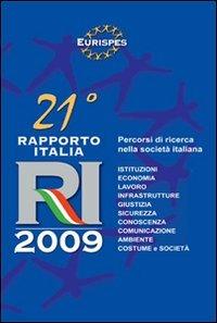 Ventunesimo Rapporto Italia 2009. Percorso di ricerca nella società italiana - copertina