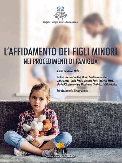 L' affidamento dei figli minori nei procedimenti di famiglia - copertina