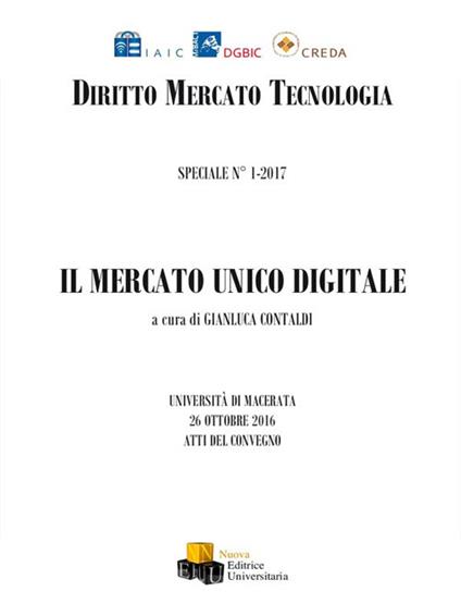 Il mercato unico digitale - copertina