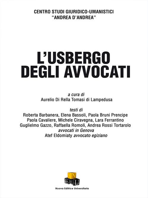 L' usbergo degli avvocati. Ediz. integrale - copertina