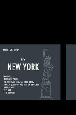 New York visula notebook. Black night - Russo William Dello - copertina