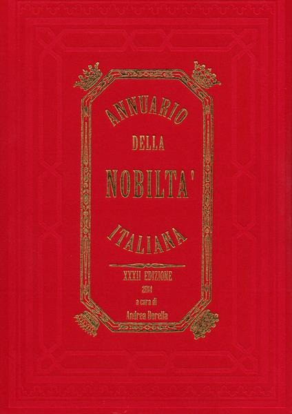 Annuario della nobiltà italiana (2011-2014) - copertina