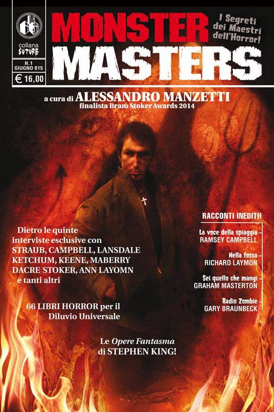Monster masters. I segreti dei maestri dell'horror - Ramsey Campbell,Richard Laymon,Graham Masterton - copertina
