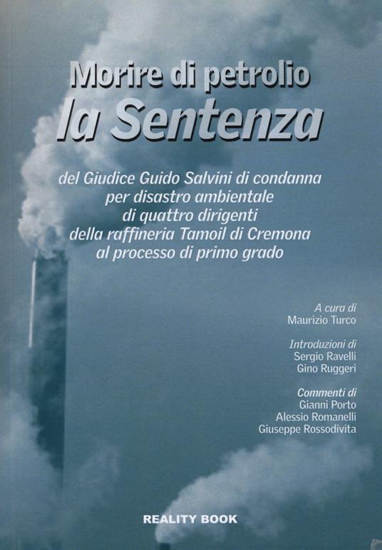 Morire di petrolio. La sentenza - copertina