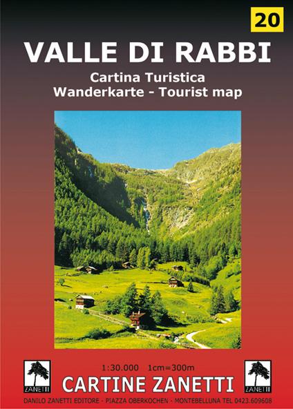 Valle di Rabbi 1:30.000 - copertina