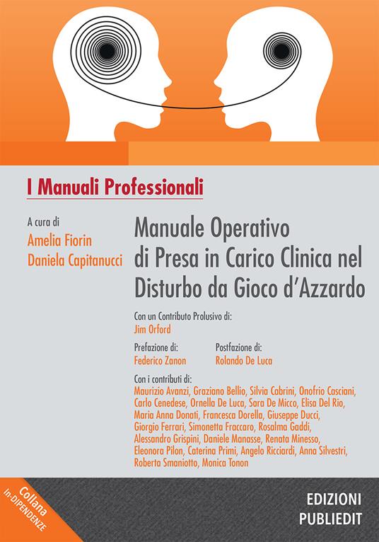 Manuale operativo di presa in carico clinica nel disturbo da gioco d'azzardo - copertina