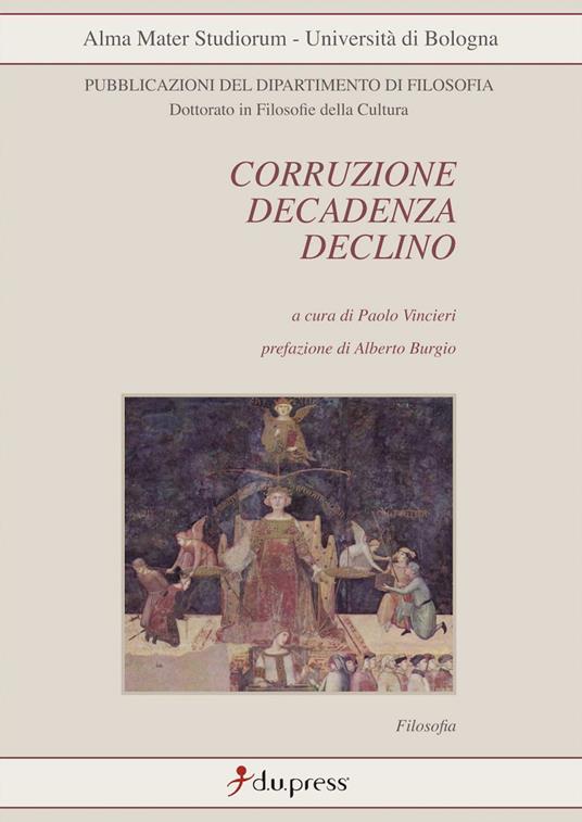Corruzione, decadenza, declino - copertina