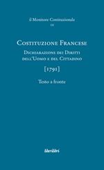 Costituzione francese (1791). Dichiarazione dei diritti dell'uomo e del cittadino. Ediz. multilingue