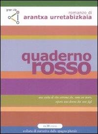 quaderno rosso - Arantxa Urretabizkaia - copertina