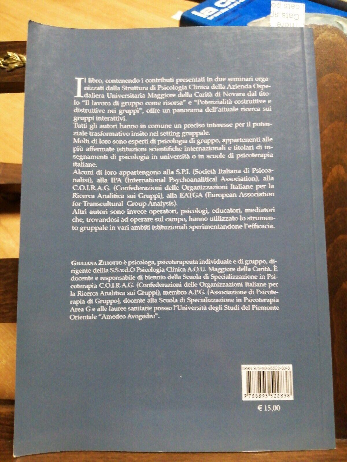 Il lavoro di gruppo. Una risorsa per l'istituzione