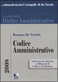 Codice amministrativo - Rosanna De Nictolis - copertina