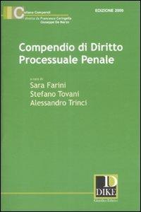 Compendio di diritto processuale penale - copertina