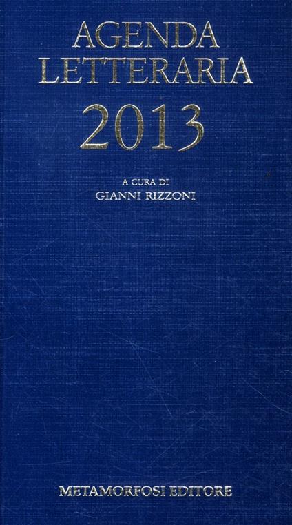 Agenda letteraria 2013 - copertina
