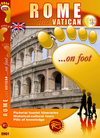 Roma e Vaticano... a piedi. Ediz. inglese - copertina
