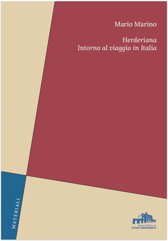 Herderiana. Intorno al viaggio in Italia - Mario Marino - copertina
