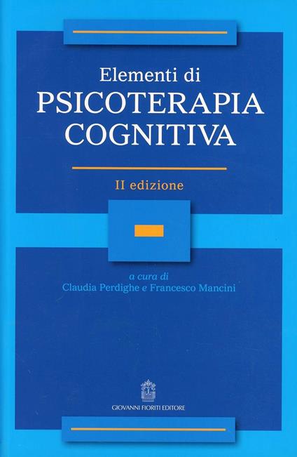 Elementi di psicoterapia cognitiva - copertina