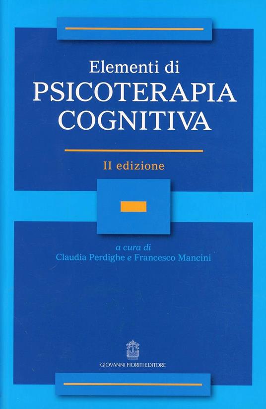 Elementi di psicoterapia cognitiva - copertina
