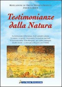 Testimonianze dalla natura - Jakob Lorber - copertina