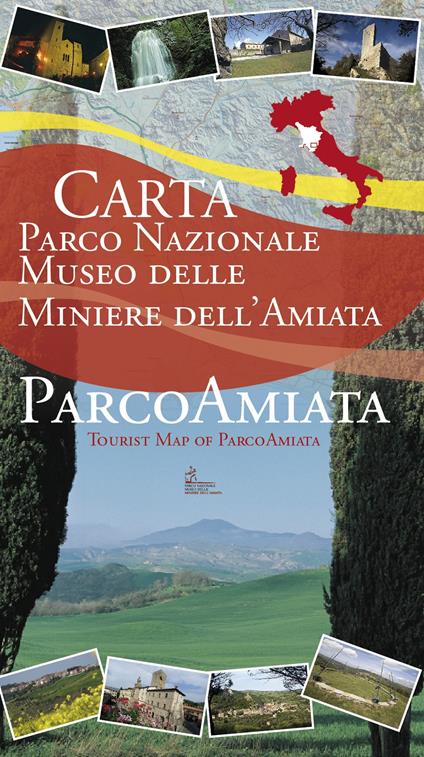 Carta Parco Nazionale Museo delle Miniere dell'Amiata. Riproduce in scala 1: 120.000 l'intera zona - Cesare Moroni - copertina