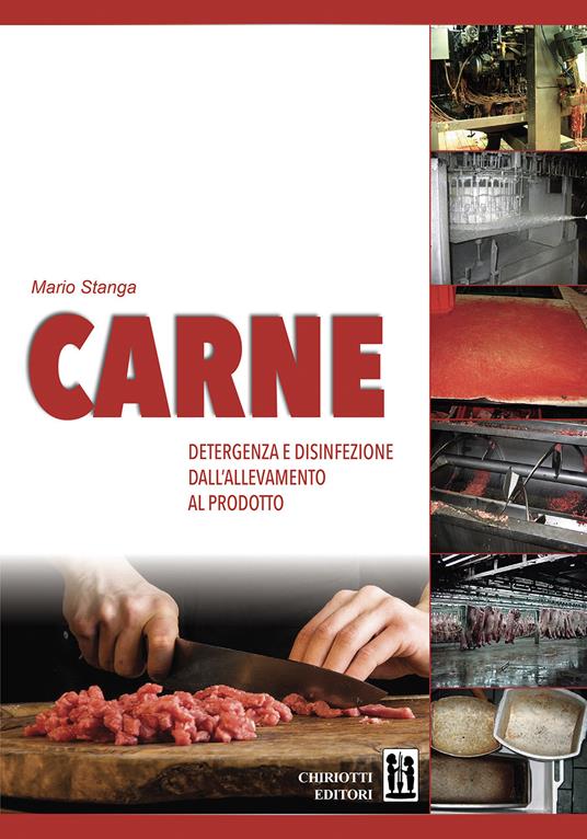 Carne detergenza e disinfezione dall'allevamento al prodotto - Mario Stanga - copertina