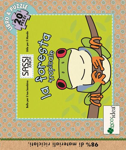 La foresta tropicale. Ediz. illustrata. Con puzzle - Jillian Phillips - copertina