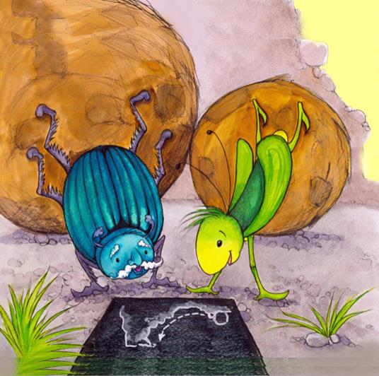 La piccola cavalletta e la grande palla di cacca-The little grasshopper and the big ball of dung. Ediz. a colori - The English Sisters - 3