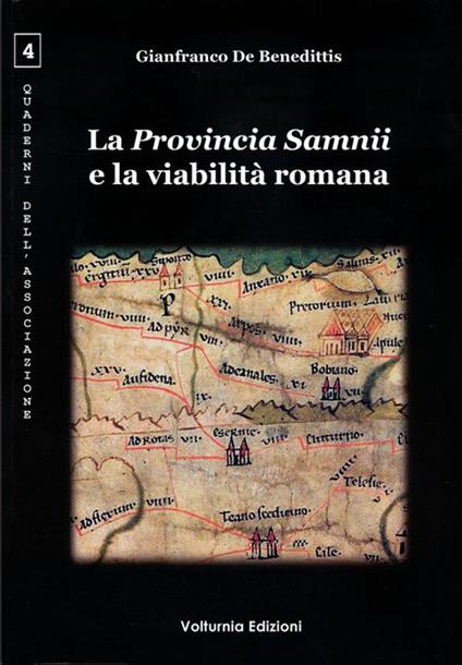La provincia Samnii e la viabilità romana - Gianfranco De Benedittis - copertina