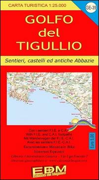 GE-39 Golfo Tigullio turisti. Carte dei sentieri di Liguria - copertina