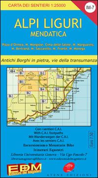 IM7 alpi liguri, Mendatica alta via dei monti liguri. Sentieri - Stefano Tarantino - copertina