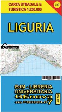 Carta stradale turistica della Liguria - copertina