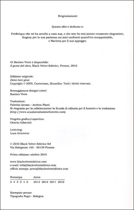 Nei miei occhi - Bastien Vivès - 3