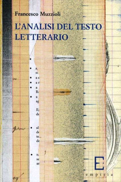L' analisi del testo letterario - Francesco Muzziolo - copertina